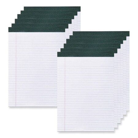 Roaring Spring Recycled Legal Pad, Wide/Legal Rule, 40 White 8.5 x 11 Sheets, PK12 74713